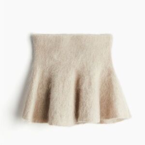 H&M Flared Mohair-Blend Skirt